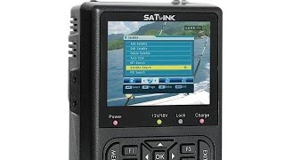 new sat link satellite finder SATLink 35quot WS6906 DVBS FTA Data Satellite Signal Finder Meter [upl. by Eatnuhs]