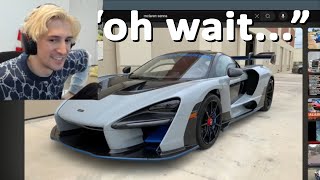 xQc Reacts to Super Hyper Cars and Finds His McClaren [upl. by Franz]