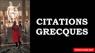 Learn French  Citations grecques  Part38 [upl. by Woodhouse]