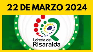 Resultado de la LOTERIA DE RISARALDA del viernes 22 de marzo de 2024 💫✅💰 [upl. by Namurt]