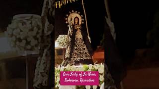 Our Lady Doloroso La Nina Remedios pray for peace music ourladyofpeace viralvideo youtube yt [upl. by Eatnahc]