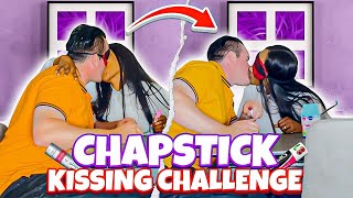 CHAPSTICK KISSING CHALLENGE GOT FREAKY [upl. by Haldi635]