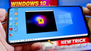 Run Windows 10 on Android  Play PC Games or Use PC Software on mobile 🤯 [upl. by Goran179]