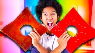 GIANT CANDY NINJA STARS GIANT ROBLOX LOGO DIY HOW TO MAKE [upl. by Sitnik]