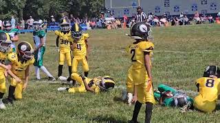 Fall 2024 Week 2 MOT Youth Football 9U STEELERS vs EAGLES [upl. by Eocsor]