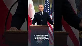 quotPrzyjedźcie do nasquot  Andrzej Duda w Redzikowie [upl. by Meelak647]