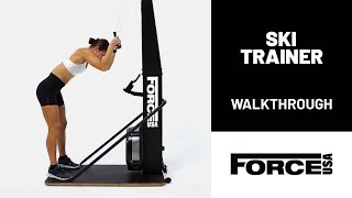 Force USA Ski Trainer Walkthrough [upl. by Ylluz60]