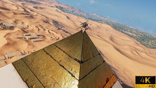 Exploring The Giza Pyramids｜Saqqara Nome｜Assassins Creed Origins｜4K HDR [upl. by Lesslie]