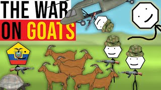 Ecuadors war on GOATS  Project Isabela [upl. by Leinnad894]