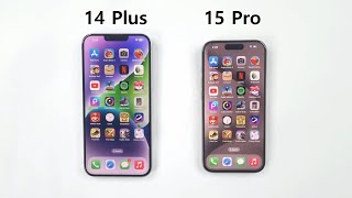 iPhone 14 Plus vs 15 Pro  SPEED TEST [upl. by Drawyeh607]