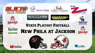 New Philadelphia at Jackson  OHSAA State Playoff Football from WJER  BIG Z Sports [upl. by Adai]