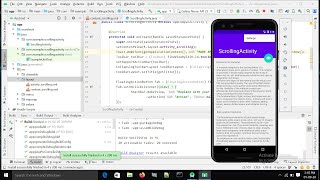 How to add ScrollView to Android Projects  TextView [upl. by Yhtomot]