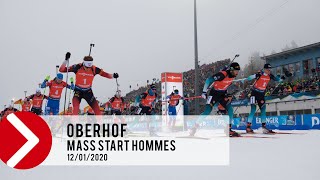 MASS START HOMMES  OBERHOF 2020 [upl. by Limak706]