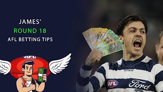 AFL Betting Tips Round 182024 [upl. by Bain310]