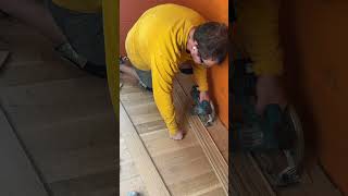 Hardwood Pro Does His Own Floor [upl. by Alyahs]