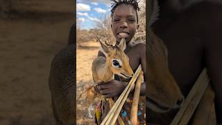 Hadzabe tribe Catch Dikdik Morning hunthunters hadzabe culture [upl. by Burack474]