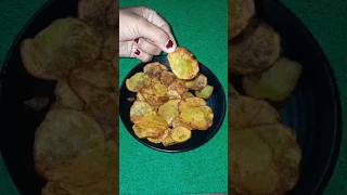 Homemade Potato Chips Recipe Bangla 🥰🥰 shorts recipe cooking [upl. by Annirtak]