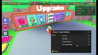 Roblox Merge Simulator Script Autofarm [upl. by Ezar86]