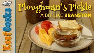 Homemade Ploughmans Pickle  Chunky Vegetable Pickle Like Branston keefcooks [upl. by Ameluz]