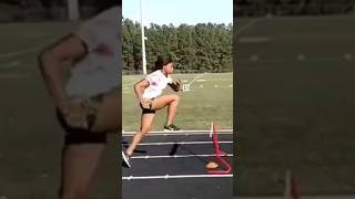 Hurdle Training  Quick Step Reactive Hurdling [upl. by Ellenij]