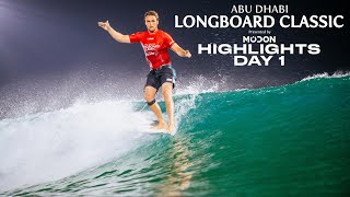 Highlights from Day 1 of the Abu Dhabi Longboard Classic [upl. by Leterg]