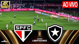 SÃO PAULO X BOTAFOGO  AO VIVO COM IMAGENS  LIBERTADORES 2024 ⚽ ASSISTIR JOGO AO VIVO HOJE [upl. by Dryfoos]