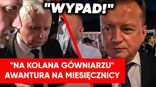 quotWypad z baruquot Szarpanina na miesięcznicy Błaszczak zaczął się wygrażać [upl. by Drais]