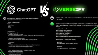 ChatGPT Vs Verseify UEFN Verse Coding [upl. by Geibel]