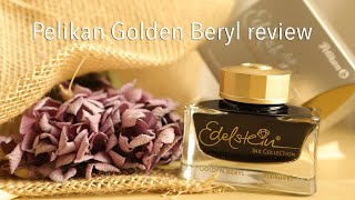 Pelikan Edelstein Golden Beryl test e recensione [upl. by Eimac]