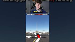 Landing Gear Emergency Landing planecrash emergencylanding nikalasvr msfs foryou fyp [upl. by Mclain]