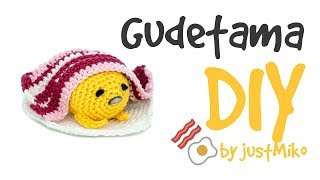 Gudetama häkeln 🥓 Do it Yourself  Zuschauerwunsch by justMiko [upl. by Ahaelam]