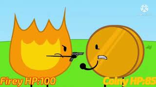 BFB Firey Vs Coiny [upl. by Zenia]