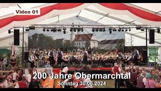 quotDem Land Tirol die Treuequot 200 Jahre Obermarchtal quotFahneneinmarschquot Musikverein Göge Hohentengen [upl. by Anitsihc]