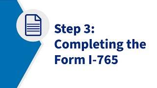 Five Steps to File at the USCIS Lockbox  Step 3 Completing the Form I765 [upl. by Nylla]