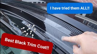 The Very Best Black Trim Restorer  Huge results [upl. by Aisercal737]