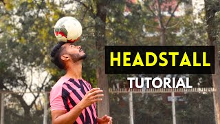 Balance Football on Head in 3 Easy Steps Headstall Tutorial [upl. by Ahtenek]