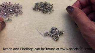 Right Angle Weave Bracelet Beginner Tutorial for the lefthanded newbie [upl. by Nnewg852]