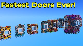 The BEST 1x1 to 10x10 Piston Doors in Minecraft 121 Hindi [upl. by Rodrique]