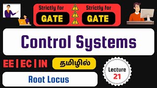 Lec 21  Unit5  Root Locus  Control Systems  GATE Level Problems  JSMS20 [upl. by Gannes]