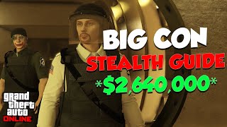 UPDATED 2 PLAYER HARD STEALTH GUIDE Big Con Gruppe Sechs  GTA Online Casino Heist Walkthrough [upl. by Durer613]