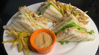 Club Sandwich Recipe by Let’s Cook With Rida [upl. by Jacinthe902]