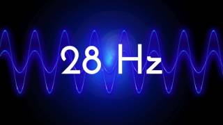 28 Hz clean sine wave BASS TEST TONE frequency [upl. by Niki]