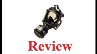 SEA  Scott Full Face Gas Mask Respirator amp NBC Filter review Mask Model FP  Procomp [upl. by Annahsal]