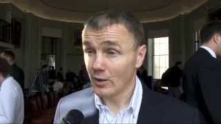 Jim McDonnell talks about James DeGale featuring on the Carl Froch vs George Groves Undercard [upl. by Suirtimed307]