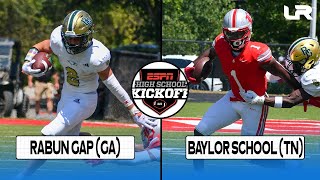 Rabun Gap GA vs Baylor School TN  ESPN High School Kickoff [upl. by Selim]