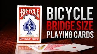 Deck Review  Bicycle Bridge Red Size Playing Cards [upl. by Yadnus]