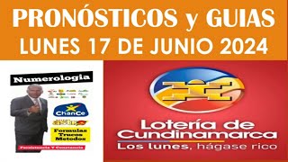 Loteria de Cundinamarca resultado último sorteo lunes 17 de junio de 2024 [upl. by Goerke]