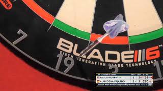 Darts miscount and cameramans panic attack  WDF World Championship [upl. by Horne]