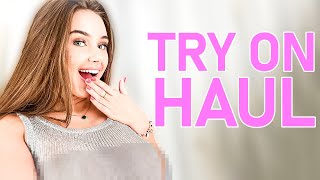 4K TRY ON HAUL  GET READY WITH ME IN SHEER TOP  NO BRA CHALLENGE [upl. by Klarika307]