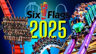 Six Flags New For 2025 Coasters  250000000 [upl. by Oleta154]